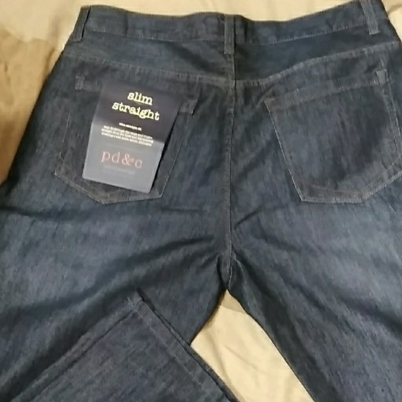 PD&C Other - PD&C Slim Straight Dark Wash Jeans PD&C